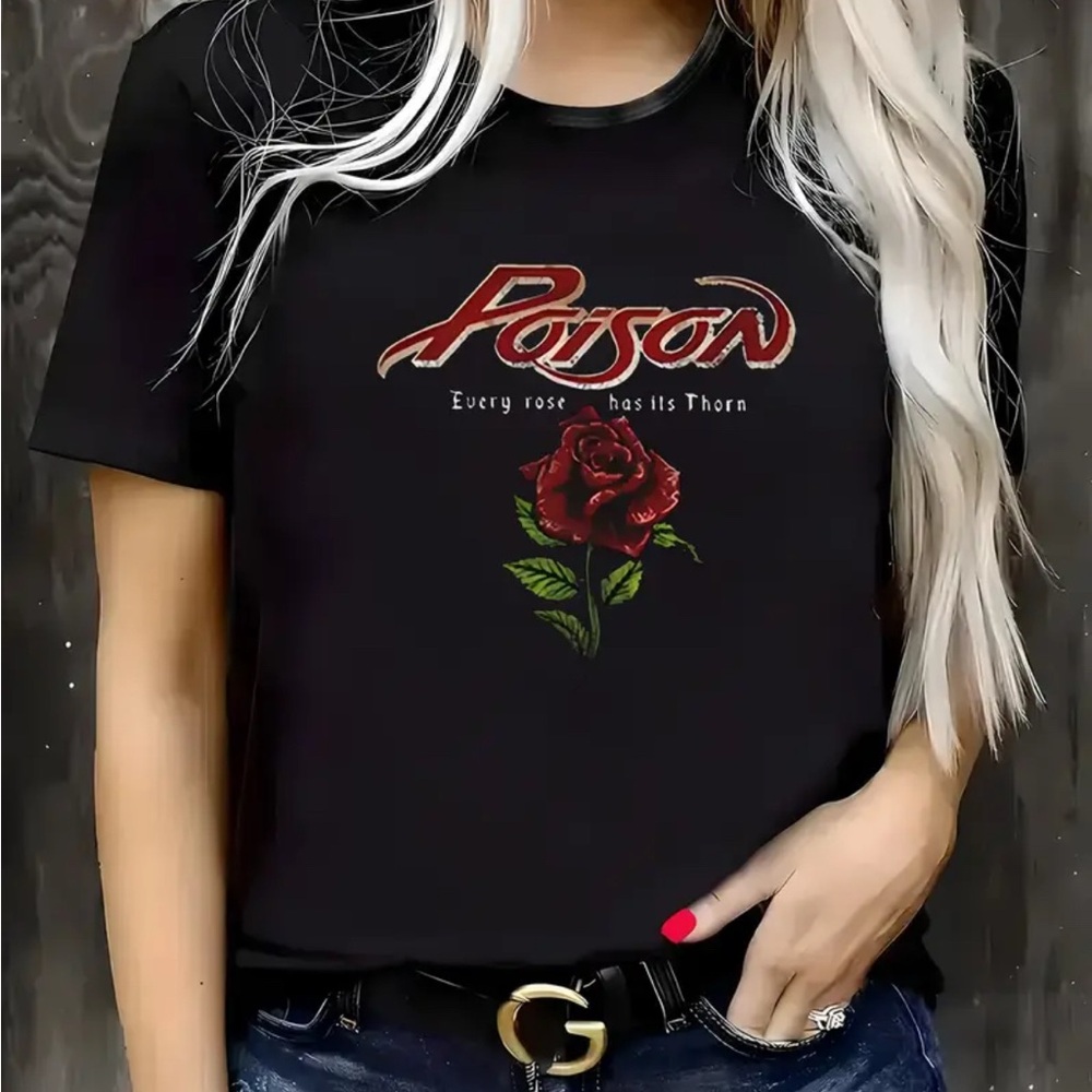 Black Graphic Tee - Short Sleeve NEW